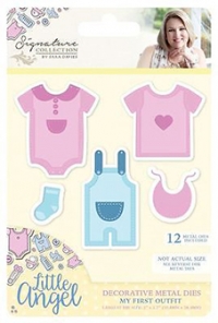 Billede: skære/prægeskabelon babytøj, Die Sire, My first outfit, førpris kr. 82,00, nupris
