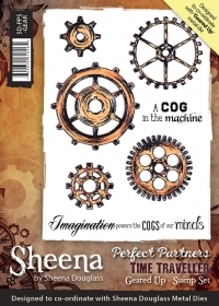 Billede: Sheena Douglas Umonteret Stempel “Time Traveller - Geared Up