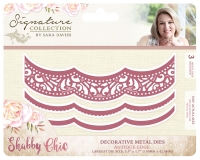 Billede: skæreskabelon 3 borter, Crafter's Companion / Sara Signature Die “Antique Edge