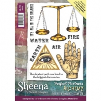 Billede: SHEENA DOUGLAS STAMP “Fate in the Balance” SD-PPS-FATE, A5 - Passer til p943195 - p943190 - UMONTERET, førpris kr. 82,- nupris