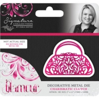 Billede: skæreskabelon taske, CRAFTER’S COMPANION / SARA SIGNATURE DIE “Charismatic Clutch” S-GLAM-MD-CLU, 75x54mm