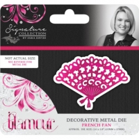 Billede: skæreskabelon vifte, CRAFTER’S COMPANION / SARA SIGNATURE DIE “French Fan” S-GLAM-MD-FAN, 65x47mm