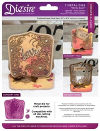 Billede: skæreskabelon DIE SIRE DIES “HENNA EASEL” DS-CAD-HENE, førpris kr. 156,- nupris