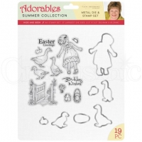Billede: Jayne Nestorenko Die & Stamp Set “Hide and seek” JN-STD-HAS, Largest: 55,8x81,2mm, førpris kr. 96,00, nupris