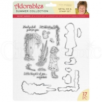 Billede: Jayne Nestorenko Die & Stamp Set “Secret Garden” JN-STD-SERC, Largest: 38x93,9mm, førpris kr. 96,00, nupris