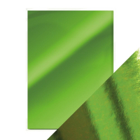 Billede: Craft Perfect - Mirror Card - Emerald Green A4 - 9439E, enkeltsidet, 5 ark, 250gsm