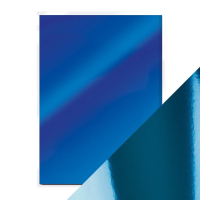 Billede: Craft Perfect - Mirror Card - Imperial Blue A4 - 9443E, enkeltsidet, 5 ark, 250gsm