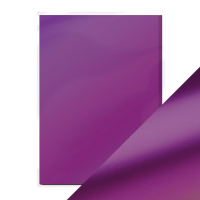 Billede: Craft Perfect - Satin Mirror Card - Purple Mist A4 - 9470E, enkeltsidet, 5 ark, 250gsm