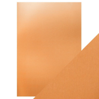 Billede: Craft Perfect - Mirror Card Satin Effect - Copper Mine - A4 - 9475e, enkeltsidet, 5 ark, 250gsm