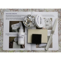 Billede: Indigoblu Mega Flake Starter Kit, Indeholder: Stamp Cleaner, FlitterGlu, Scoochy Foam, Phat Foam, Mega Flake
