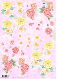 Billede: blomster, annes design, førpris kr. 6,- nupris