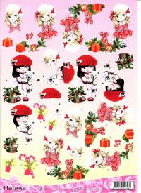 Billede: dejlige julepiger, helene design, førpris kr. 6,- nupris