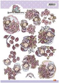 Billede: glade blomsterpiger, yvonnes design