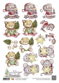 Billede: små juledyr, amy design