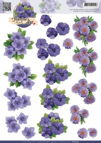 Billede: lilla buketter, Jeanine´s Art