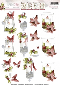 Billede: julelys i stager, mariekes design
