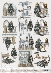 Billede: 3 små julebilleder, amy design