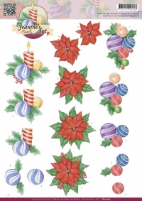 Billede: julelys, stjerne og kugler, jeanines design