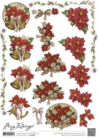 Billede: juleblomster og klokker, amy design
