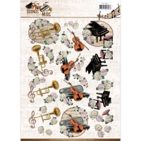 Billede: musikinstrumenter, amy design