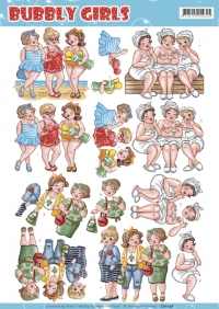 Billede: 3 glade kvinder, bubbly girls, yvonne design