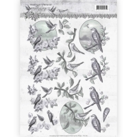 Billede: kondolancebilleder med fugle, amy design