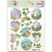 Billede: 3 små kolonihavehuse, amy design