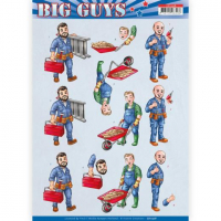 Billede: big guys som håndværkere, yvonne design