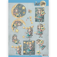 Billede: Lilly Luna i månen og med stjerner, Lilly Luna