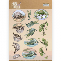 Billede: skildpadde, krokodille og kameleon, amy design