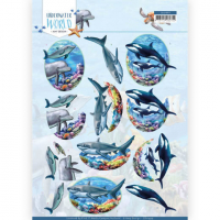 Billede: delfiner og andre store dyr fra havet, amy design