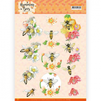 Billede: bier og blomster, jeanine's art