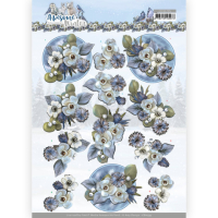 Billede: cirkler med blomster, amy design