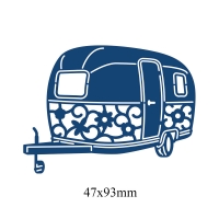 Billede: Tattered Lace Die, campingvogn, d0344, tilbud, førpris kr. 110,-, nupris