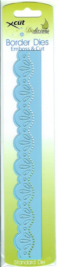 Billede: skære/prægeskabelon 21,5 cm, nr. 34, førpris kr. 98,- nupris