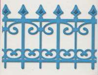 Billede: spellbinders, s2-011, wrought iron, 4.625 in x 1.625 in, tilbud førpris kr. 110,- nupris