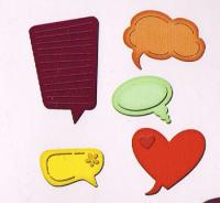 Billede: Say What?, 5 dies, spellbinders, førpris kr. 170,-, nupris