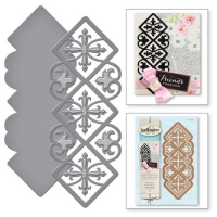 Billede: spellbinders Shapeabilities Decorative Strips Victorian Gothic Strip Etched Dies, førpris kr. 50,00,nupris