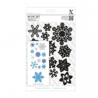 Billede: skæreskabelon A5 Dies Set (13pcs) Snowflakes, XCU 503923, førpris kr. 180,- nupris